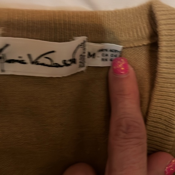 Vintage 70s 100 acrylic Gloria Vanderbilt sweater, size medium - Picture 2 of 7